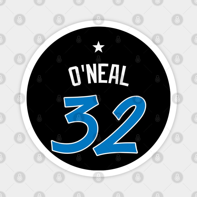 Shaq Magic Jersey Magnet by telutiga